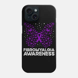 Fibromyalgia Awareness Fibromyalgia Butterfly Ribbon Phone Case