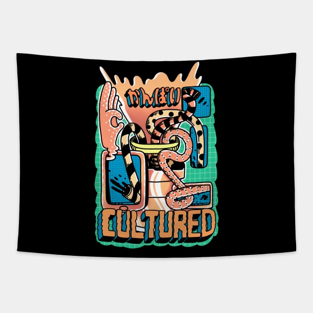 Cultured Milk Drink Tapestry by Hojyn