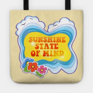 Sunshine State Of Mind Vintage Seventies Style Graphic Tote