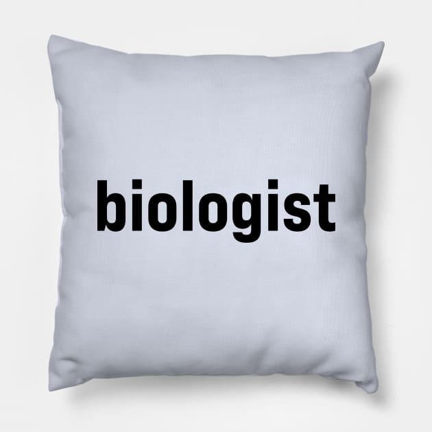 Biologist Pillow by ElizAlahverdianDesigns