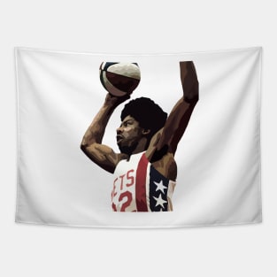 Julius Erving of the New York Nets Tapestry