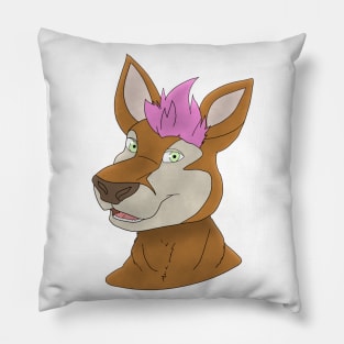 Anthro deer face Pillow