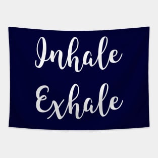 Inhale Exhale Yoga Gift Tapestry