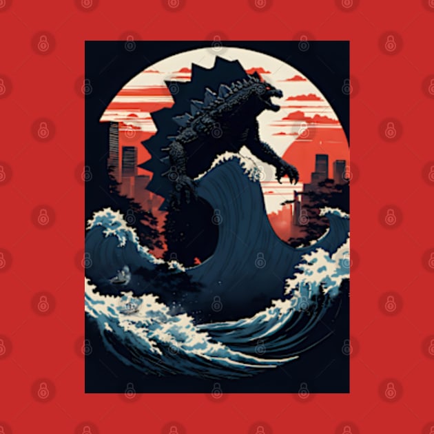 Kanagawa Monster by Rogue Clone