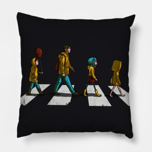 The yellow hood walk. Pillow