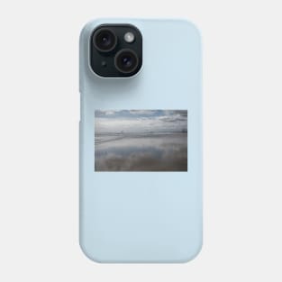 Daybreak in silver and blue Phone Case