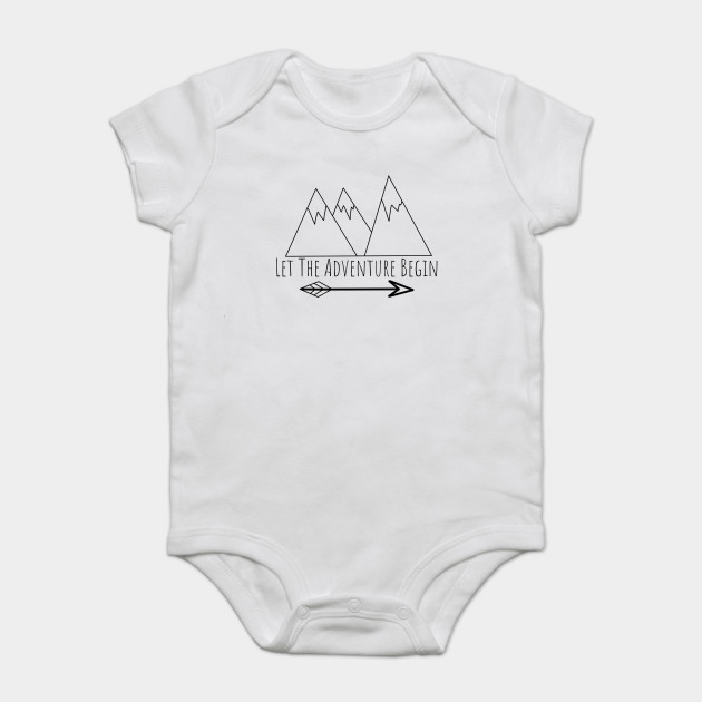 let the adventure begin onesie