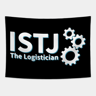 ISTJ The Logistician MBTI types 9D Myers Briggs personality gift with icon Tapestry