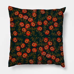 Seamless peaches pattern Pillow