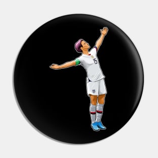 Megan Rapinoe #15 Iconic Pin