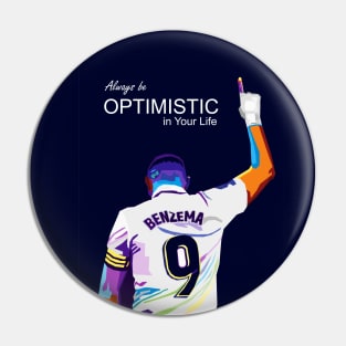 Quotes Karim Benzema Wpap Art Pin