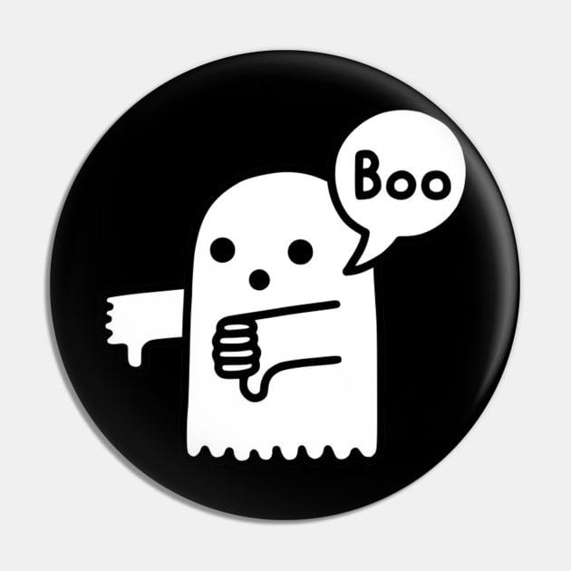 boo ghost Pin by savecloth