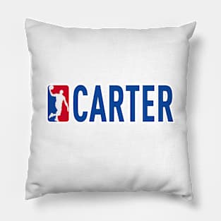 Carter NBA Basketball Custom Player Your Name T-Shirt Pillow