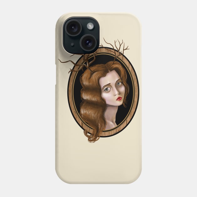 Lady Deer Phone Case by Pendientera