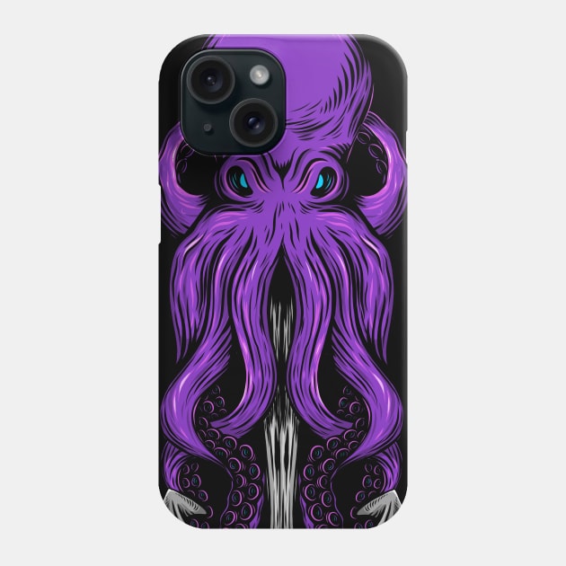 octopus anchor Phone Case by MSX Grafix