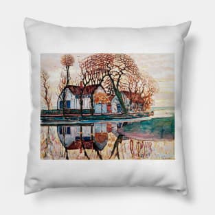 Old painting Pillow