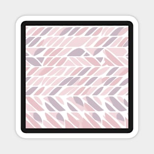 Pastel Kaleidoscope Seamless Pink Pattern Magnet