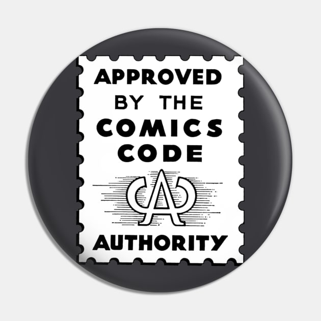 Approved by the comics code authority Pin by CrazyPencilComics