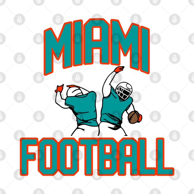 Miami Dolphins Touchdown! by Locker Room Originals