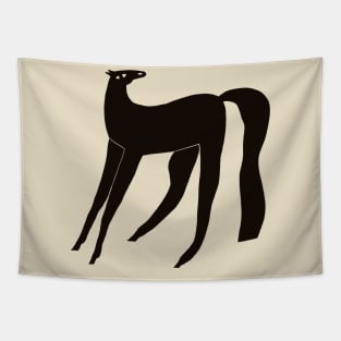 Black horse Tapestry