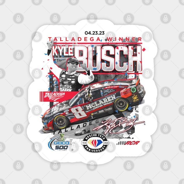 Kyle Busch 500 Race Winner Magnet by art.Hamdan