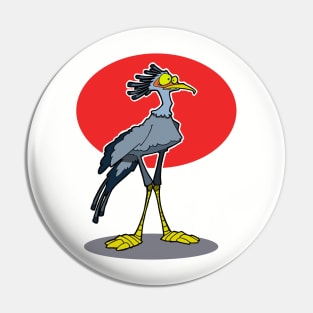 Secretary Bird Pin