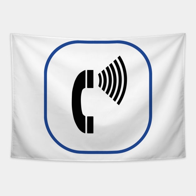 Volume Control Telephone Tapestry by DiegoCarvalho