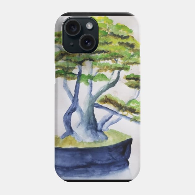 Bonsai Phone Case by teenamarie23art