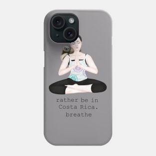 rather be in Costa Rica Phone Case