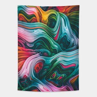Turne. Colorful Psychedelic Art Tapestry