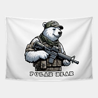 Tactical Polar Bear Tapestry