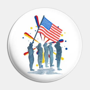 Independence day Pin