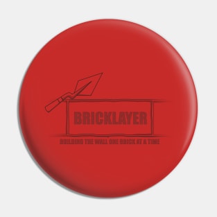 Bricklayer-Dark Pin