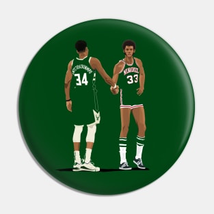 Bucks Past and Present Pin