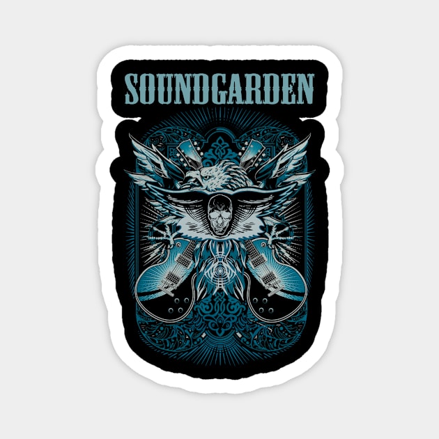 SOUND GARDEN BAND Magnet by batubara.studio