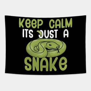 Keep calm its just a snake Tapestry