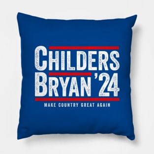 Childers Bryan 2024 - Funny Political Gift Pillow