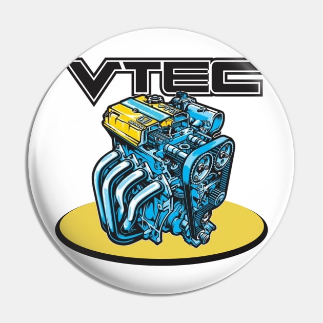 Vtec Pin by MOTOSHIFT