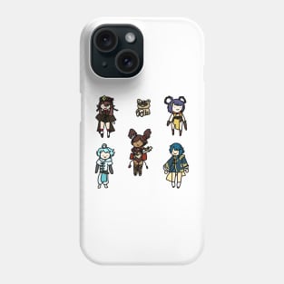 Badly Drawn Liyue 1 Sticker Pack Phone Case