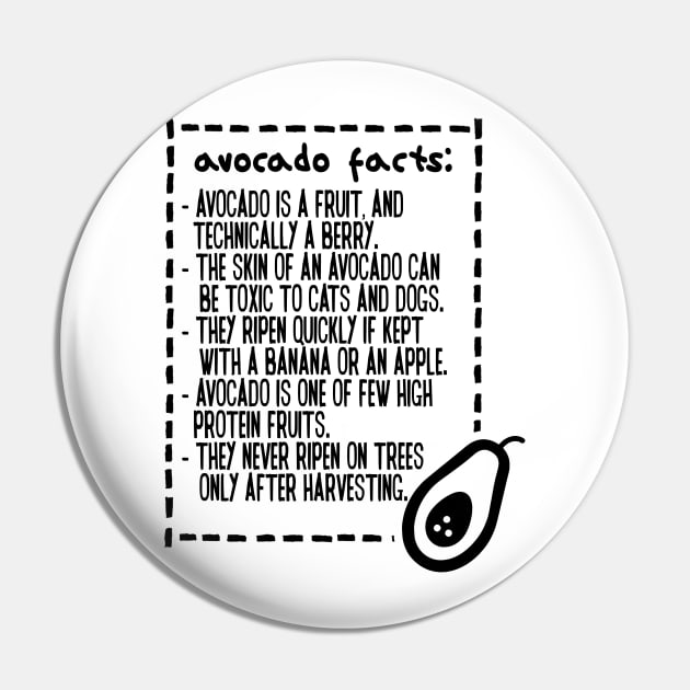 Avocado Toast Facts Funny Cute Vegan Graphic Gift Fun Meme Pin by TellingTales