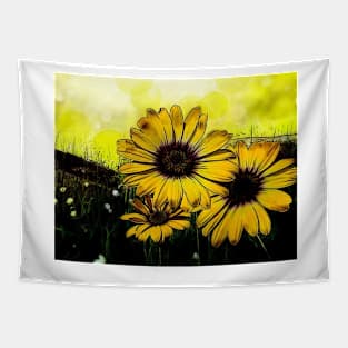 Sunflowers - Abstract Tapestry