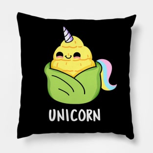 Uni Corn Cute Unicorn Pun Pillow