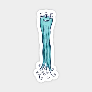 Cute Octopus Alien Monster Character Magnet