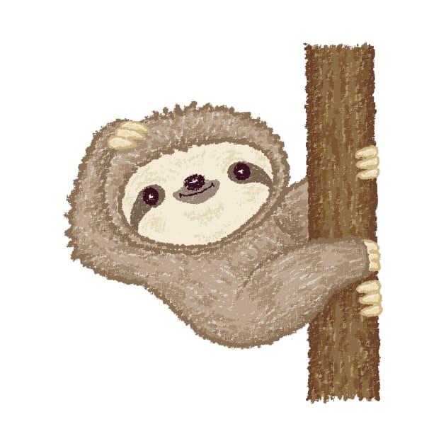 Shy sloth by sanogawa