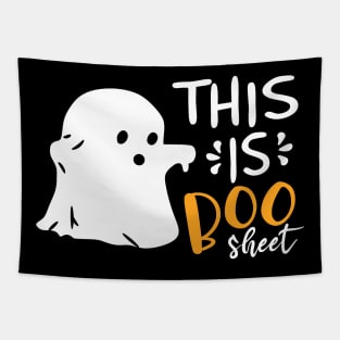 This is boo sheet,This is boo sheet funny halloween Tapestry