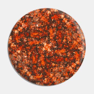 Flower of rust Pin