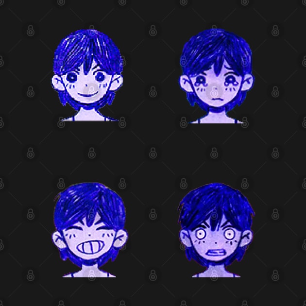 Kel Sprites (Omori) by hidexmian