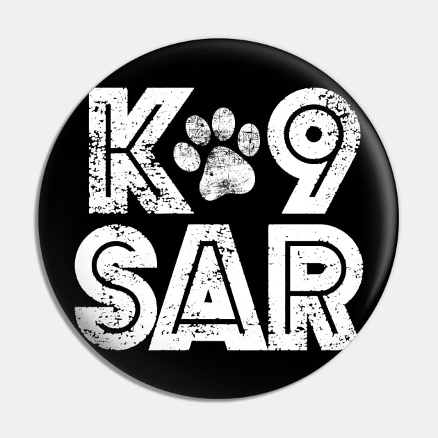 K-9 Search and Rescue Pin by Nartissima