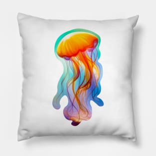 Colorful Jellyfish Pillow