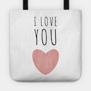 I Simply Love You - Valentine’s Day/ Anniversary Greeting Card  for girl/boyfriend, wife/husband, partner, children, or loved one - Great for stickers, t-shirts, art prints, and notebooks too Tote